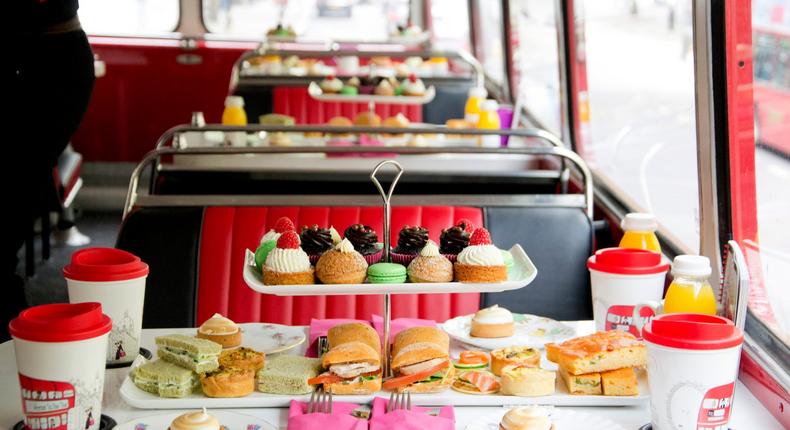 =33. B-Bakery Afternoon Tea Bus Tour — £45 ($58)