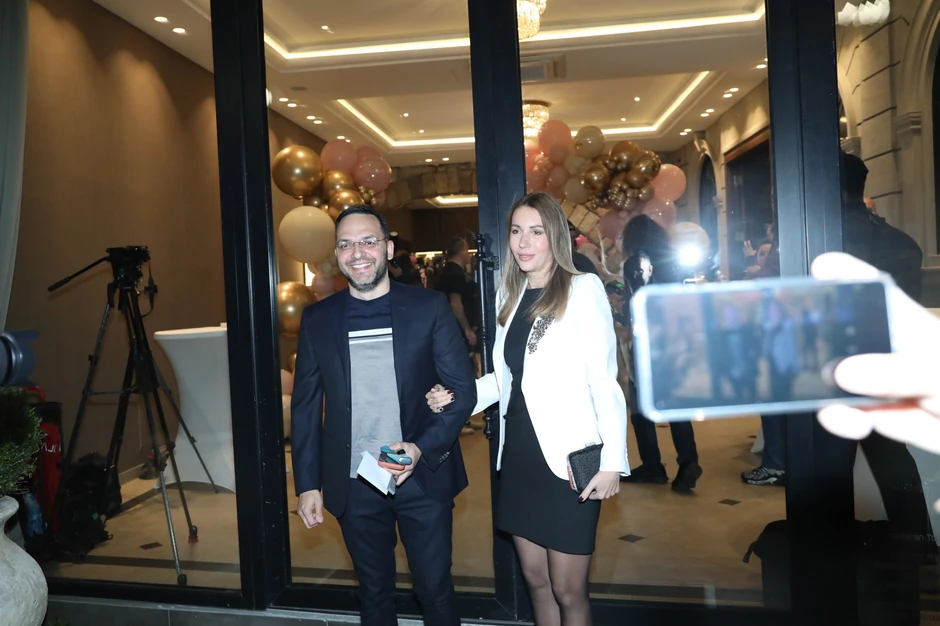 Dubravka i Damir Handanović stigli na proslavu kod Ace Sofronijevića