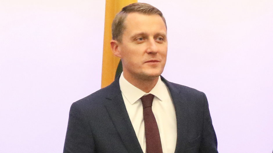 Minister energetyki Litwy Žygimantas Vaičiūnas 