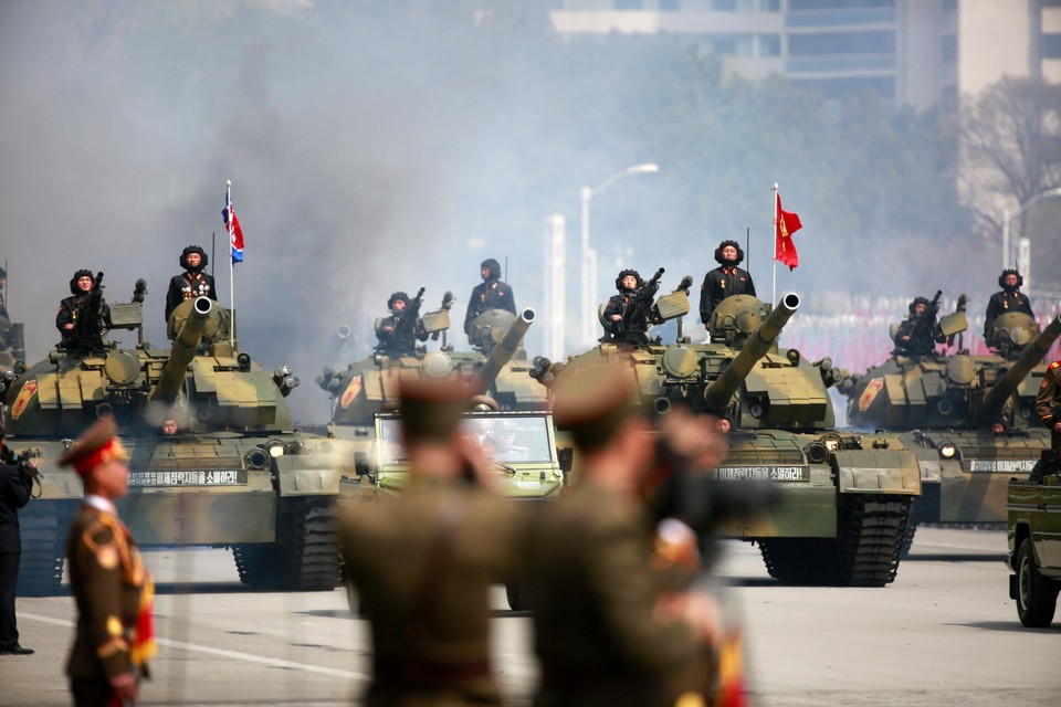 Wielka parada wojskowa w Korei Północnej