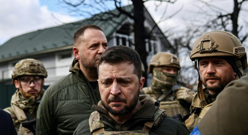 Ukrainian President Volodymyr Zelenskyy shows the power of effective communication and leading by example, according to experts.Ronaldo Schemdit/AFP via Getty Images