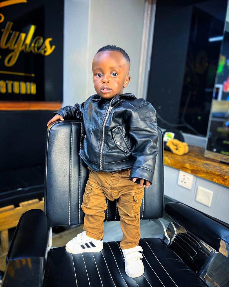 Arrow Bwoy and Nadia Mukami's son Haseeb Kai