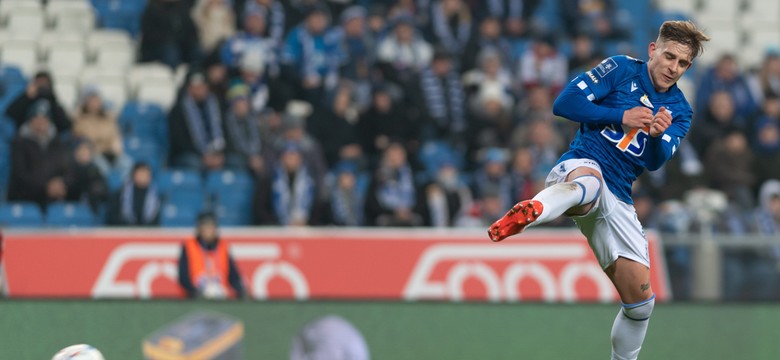 Lech wbił gwóźdź do trumny trenera Kaczmarka. Lechia zdemolowana w Poznaniu [WIDEO]