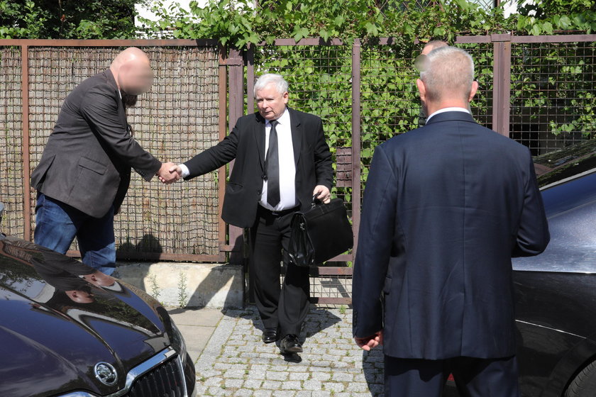 Jarosław Kaczyński spotkał się przed urlopem z premierem Mateuszem Morawieckim