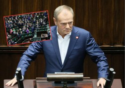 Donald Tusk ostro o orędziu Andrzeja Dudy. Posłowie PiS nie wytrzymali