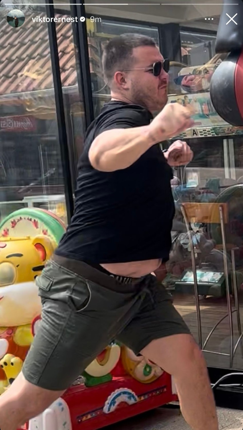 Viktor Živojinović nekad