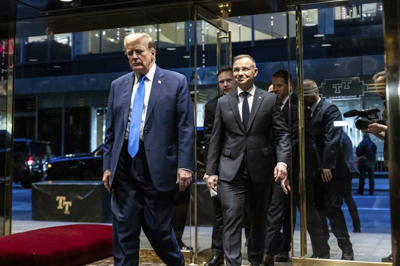 Donald Trump i Andrzej Duda