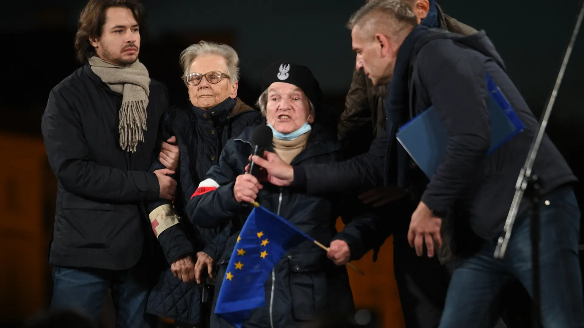 Wanda Traczyk-Stawska ucisza narodowca: "Milcz, głupi chłopie. Chamie skończony"