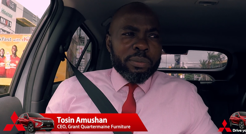 Watch! Mitsubishi Motors presents Drive Your Ambition - Under 40 CEOs featuring Tosin Amushan