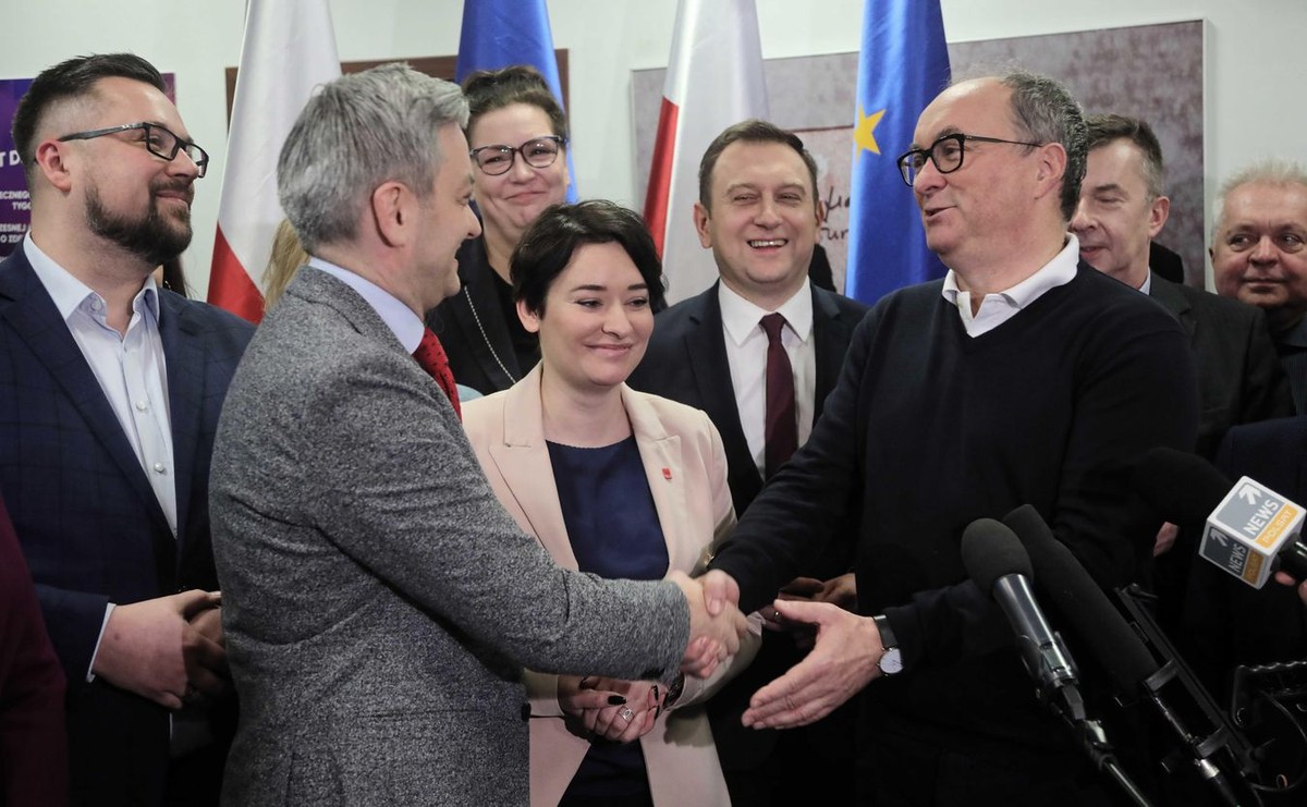 Konferencja prasowa w siedzibie SLD