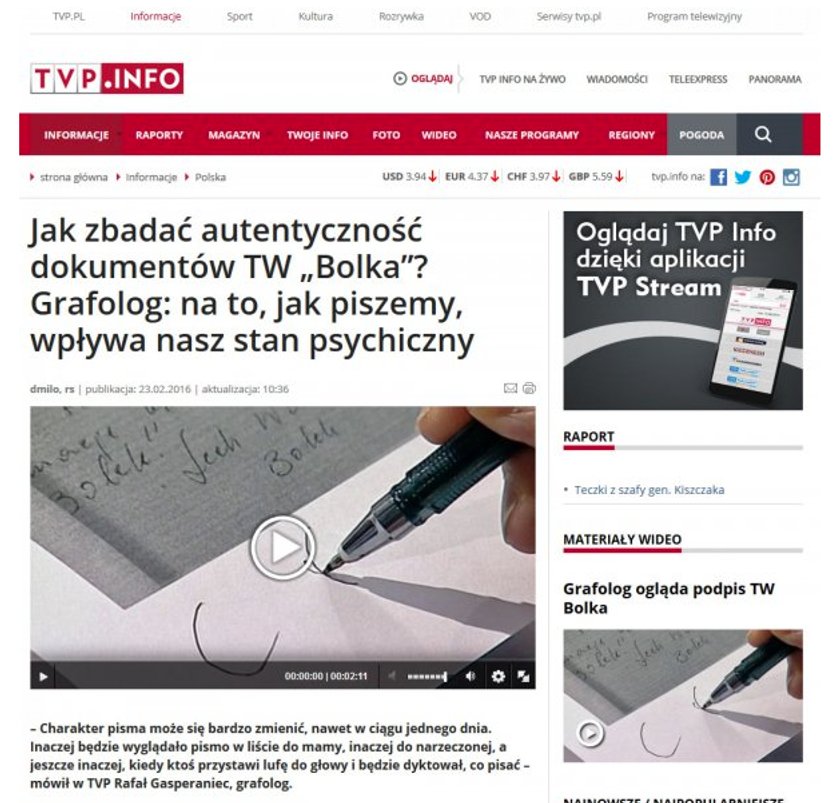 Usunięty materiał TVP Info