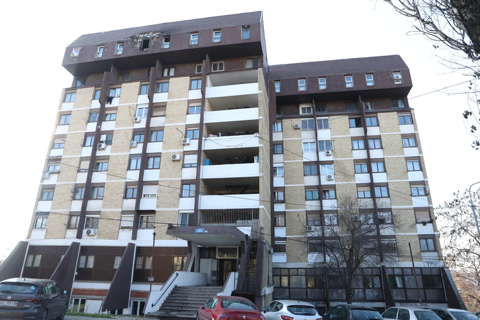 Zgrada u Želenizku u kojoj je sinoć izbio požar