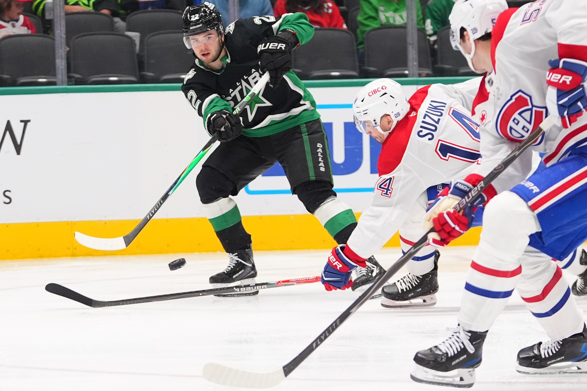 Zápas NHL: Dallas Stars - Montreal Canadiens. 