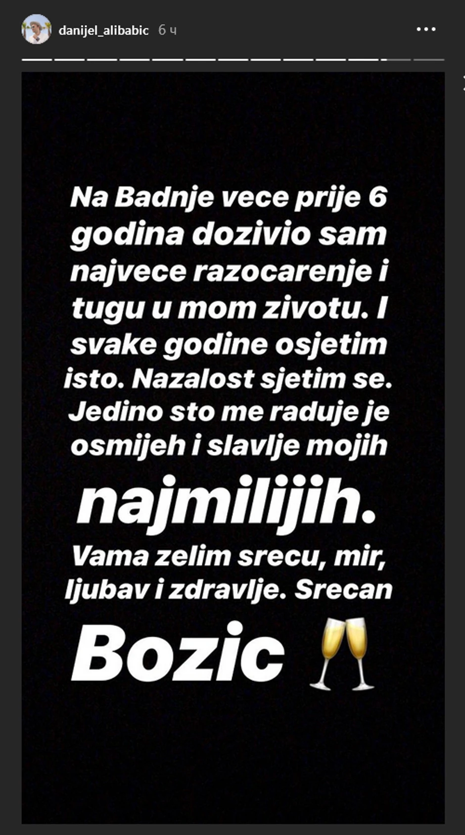 Poruka Danijela Alibabića