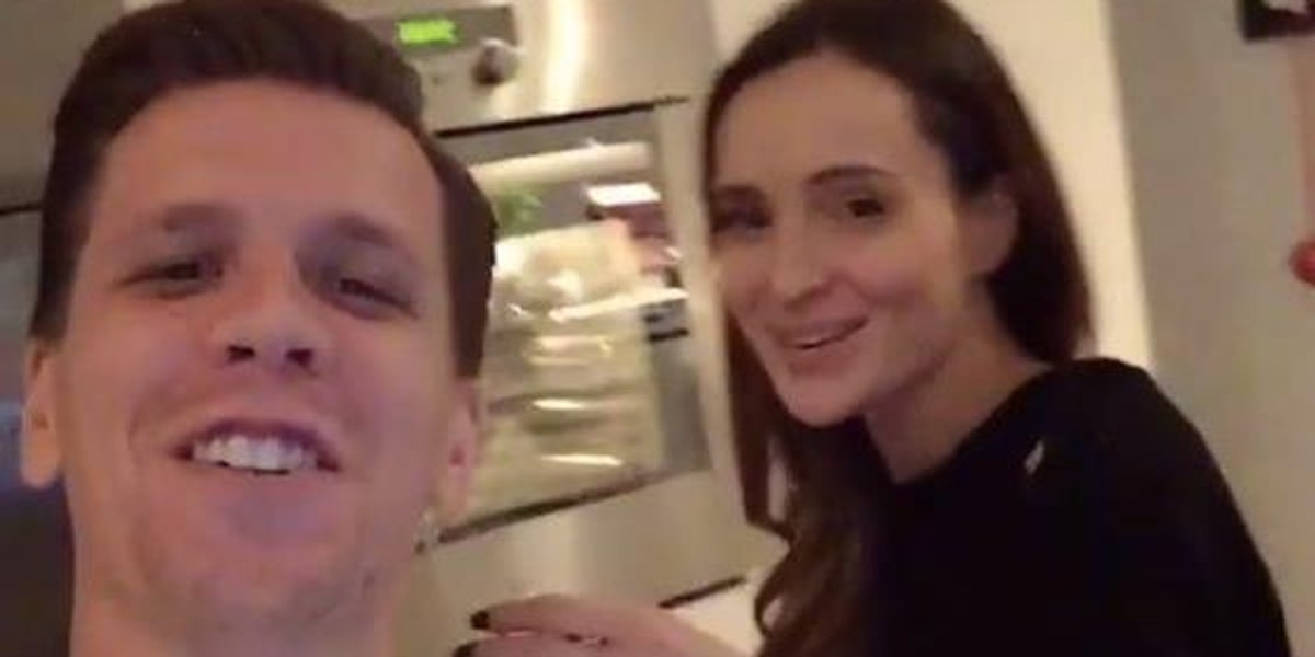 Wojciech Szczęsny "śpiewa" jak Mariah Carey. To wideo to hit sieci!