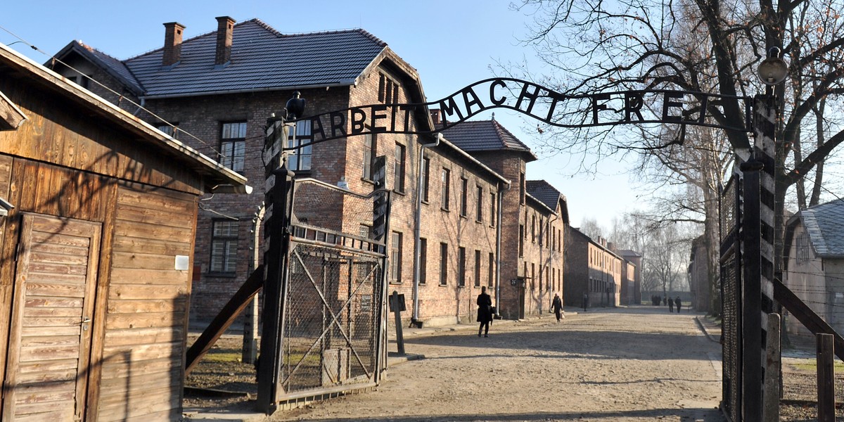 David Cameron w Auschwitz