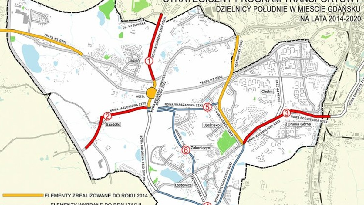 W poniedziałek w siedzibie Dyrekcji Rozbudowy Miasta Gdańska podpisano umowę na wykonanie dokumentacji dla ul. Nowej Bulońskiej Północnej. Przygotowanie projektu czteropasmowej drogi wraz z tramwajem kosztować będzie prawie milion 180 tysięcy złotych.