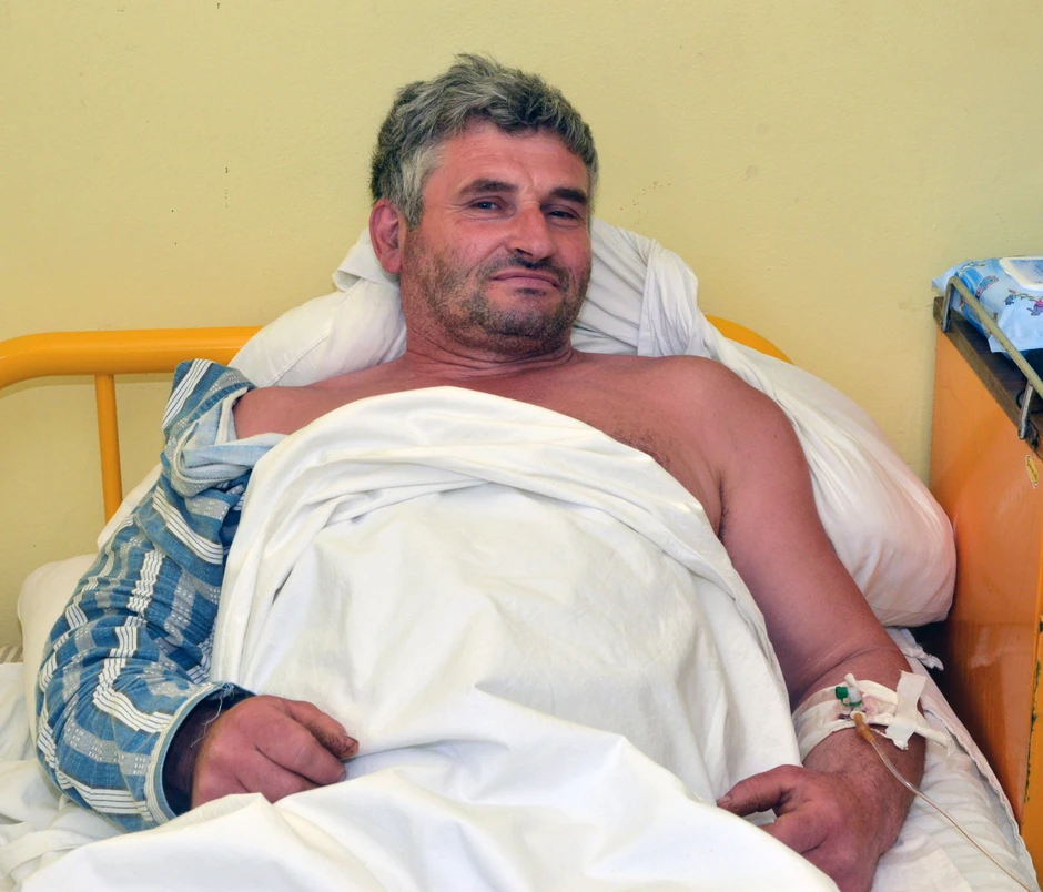 Gruja Milojević na Infektivnoj klinici