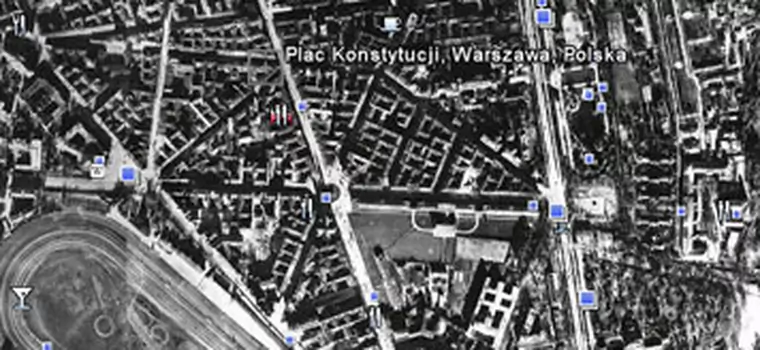 Przedwojenna Warszawa w Google Earth