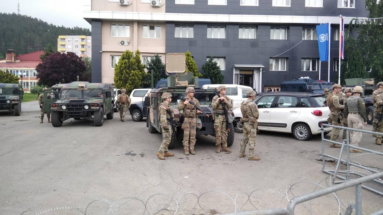 Die KFOR erlaubte dem albanischen Minister nicht, das Gemeindegebäude von Lebozavic zu betreten