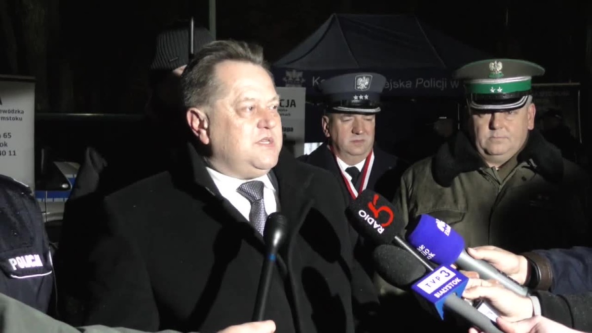 Wiceminister Jarosław Zieliński w Suwałkach