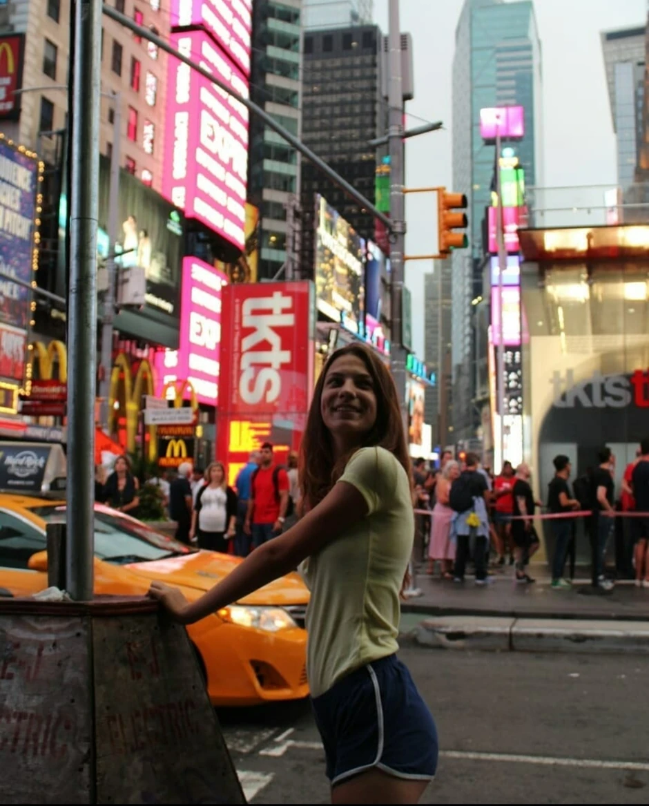 Tijana Minić, Njujork, Times Square