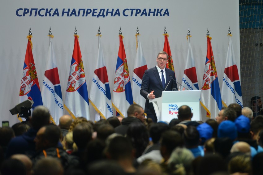 SNS miting, Leskovac