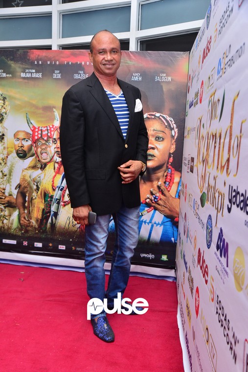 Paul Obazele, one of the lead characters in 'The Legend Of Inikpi', at the film premiere [PULSE]