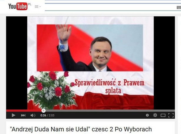 Pieśń ku chwale Andrzeja Dudy podbija Internet [WIDEO]