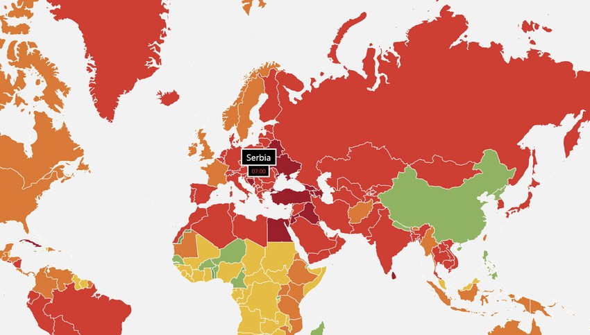 Zašto je Srbija crvena na ovoj mapi? Kliknite na sliku za uvećanje (+)