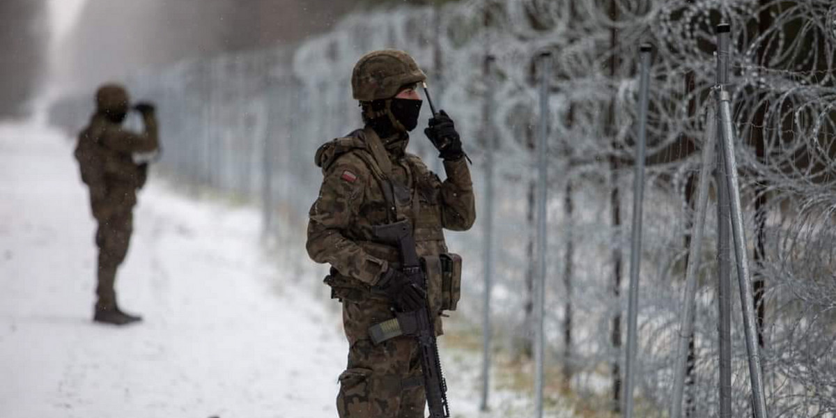 Na granicy polsko-białoruskiej zmarł polski żołnierz.