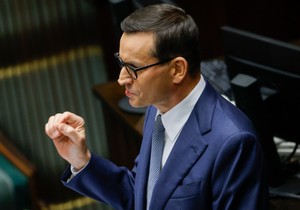 Mateuš Moravjecki u poljskom parlamentu