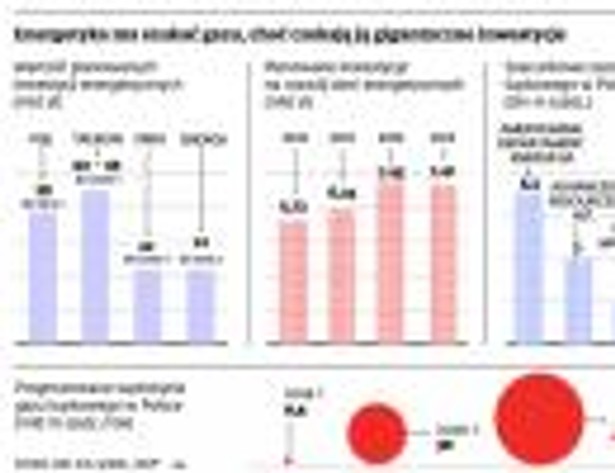 Energetyka ma szukać gazu, choć czekają ją gigantyczne inwestycje