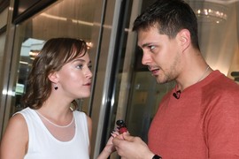 Miloš Biković i Aglaja Tarasova dok su bili u ljubavi