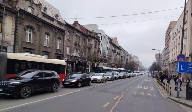 Kolaps u Bulevaru despota Stefana