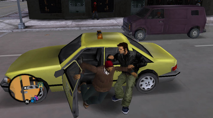 Autólopás a GTA 3 videojátékban (Képünk illusztráció!)