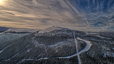 Niewielki ruch turystyczny w Karkonoszach