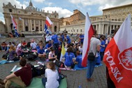 Plac św Piotra Watykan Rzym kanonizacja Jan Paweł II