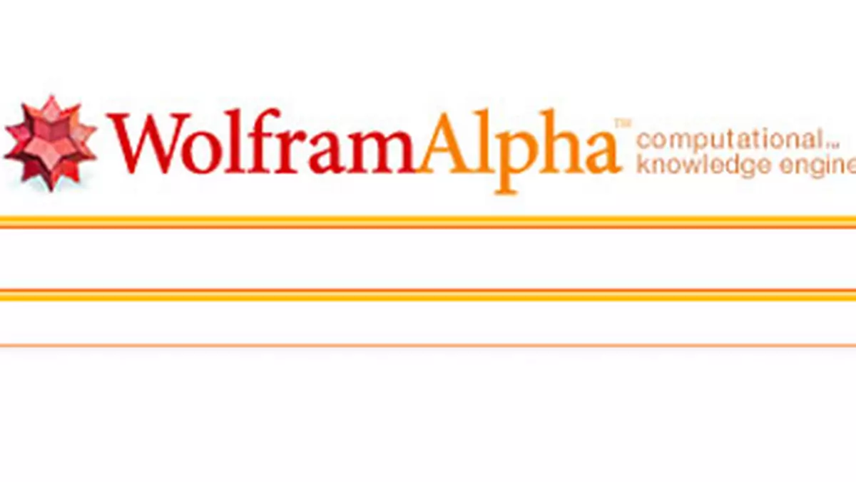 Wyszukiwarka internetowa WolframAlpha startuje już dziś