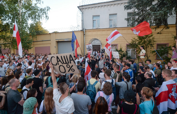 Wielkie protesty na Białorusi