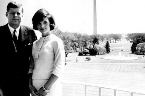 Prezydent John F. Kennedy i pierwsza dama Jackie Kennedy