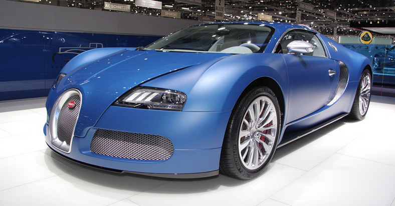 Genewa 2009: Bugatti Veyron Bleu Centenaire – stulecie w niebieskim