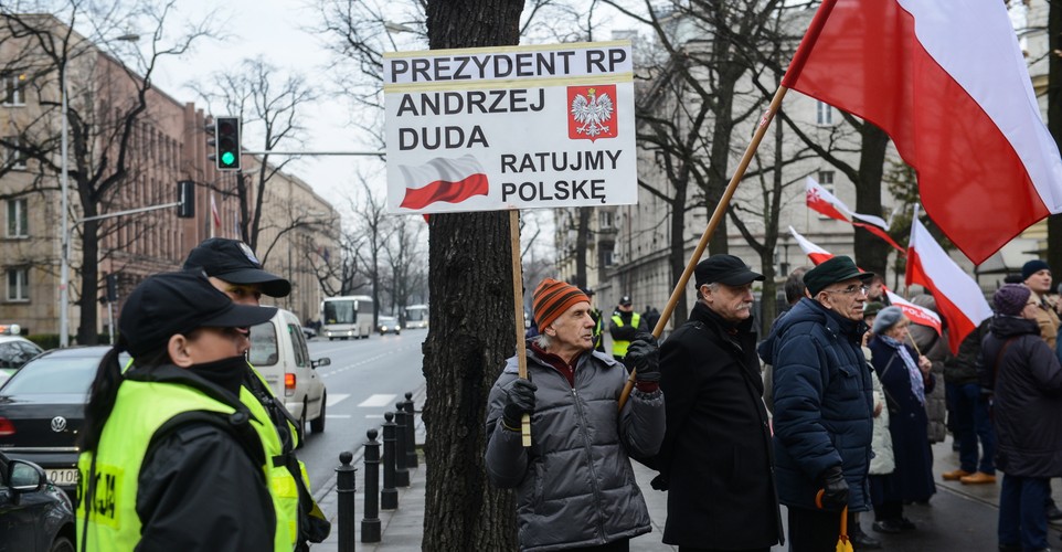 Manifestacje przed Trybunałem Konstytucyjnym