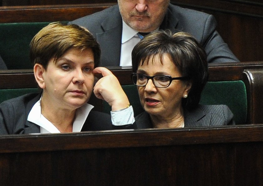 Beata Szydło i Elżbieta Witek 