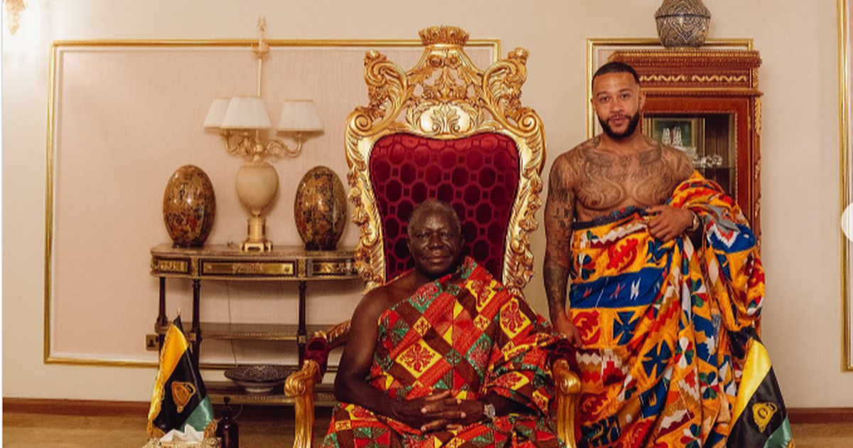 Memphis Depay pleased to discover grandfather's ties to Asantehene