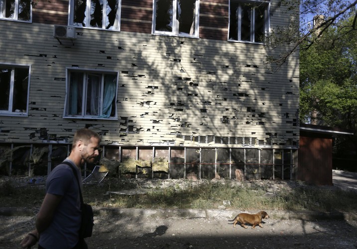 Wojna w mieście. FOTOREPORTAŻ Z DONIECKA