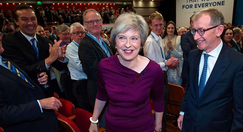 Who has supported Theresa May's rise to power?