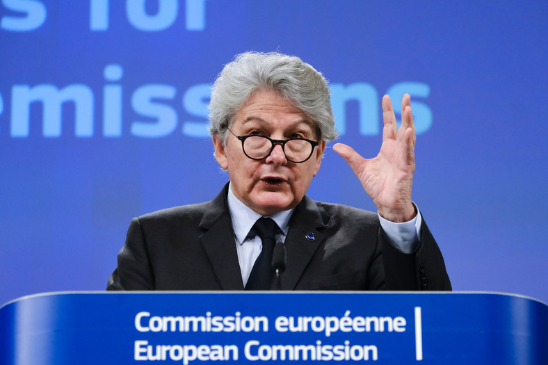 Thierry Breton, komisarza UE ds. rynku wewnętrznego, Belgia, 10 listopada 2022 r.