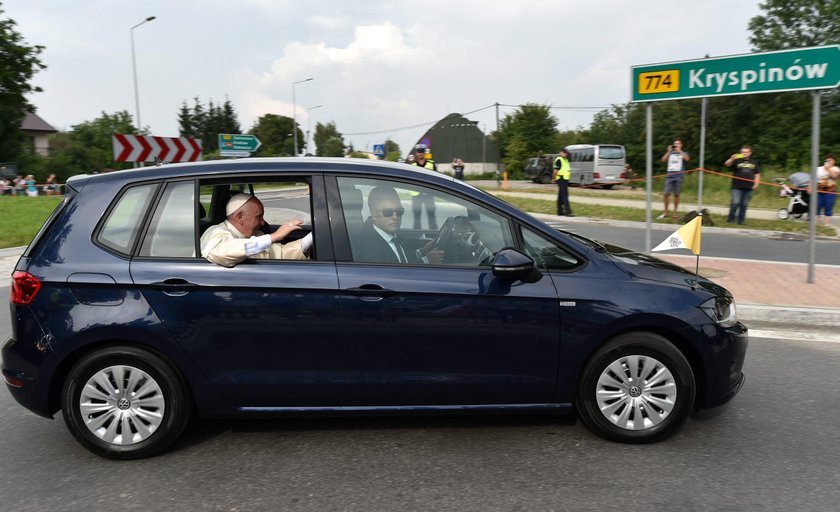 Papież Franciszek na ŚDM 2016 w Krakowie