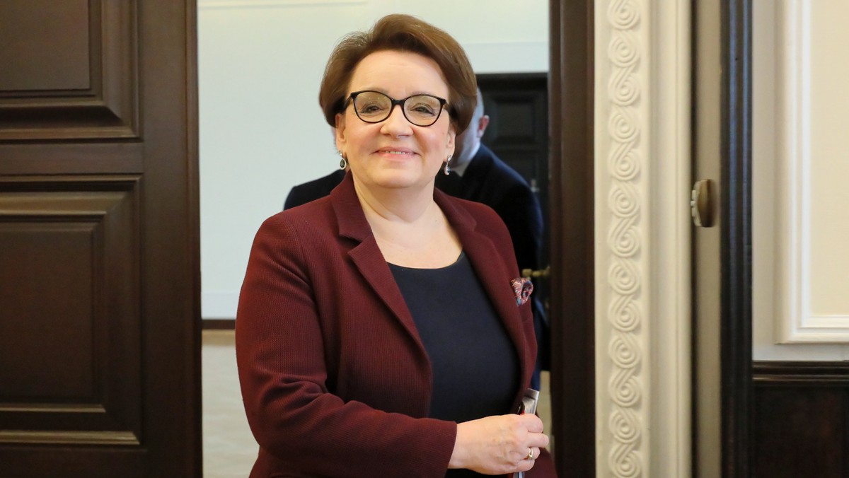 Minister Edukacji Narodowej Anna Zalewska